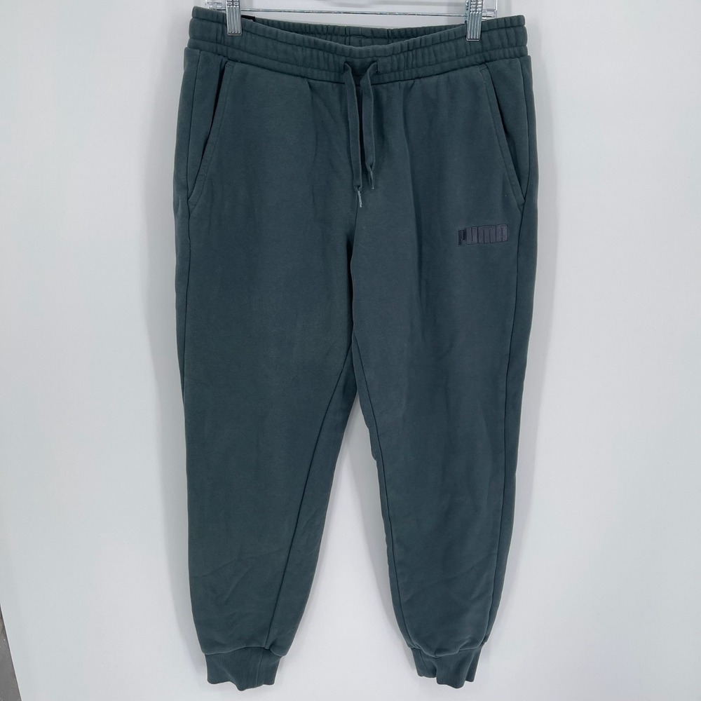 Puma Men's‎ Blue Modern Basics 22 Fleece Training Sweatpants Jogger Pants Size L